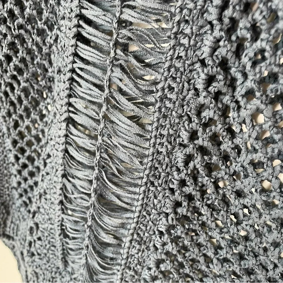 BcbgMaxAzria Lynx Open Stitch Crochet Pullover Sweater Size XS - Picture 8 of 9